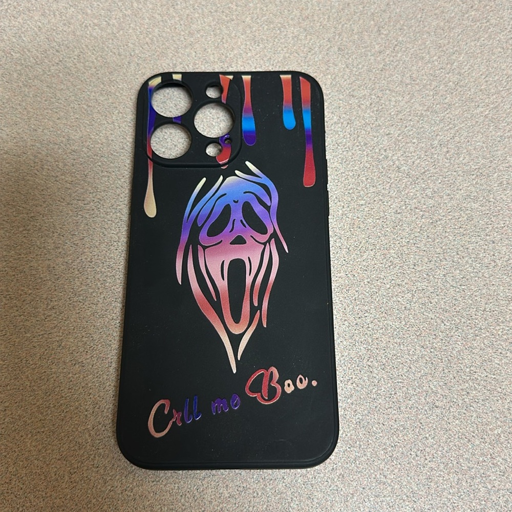 Ghost face IPhone 14 Pro Max phone cases set of 3 - Picture 3 of 5